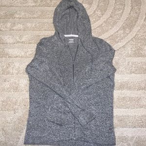 PINK Gray Zip Up Hoodie